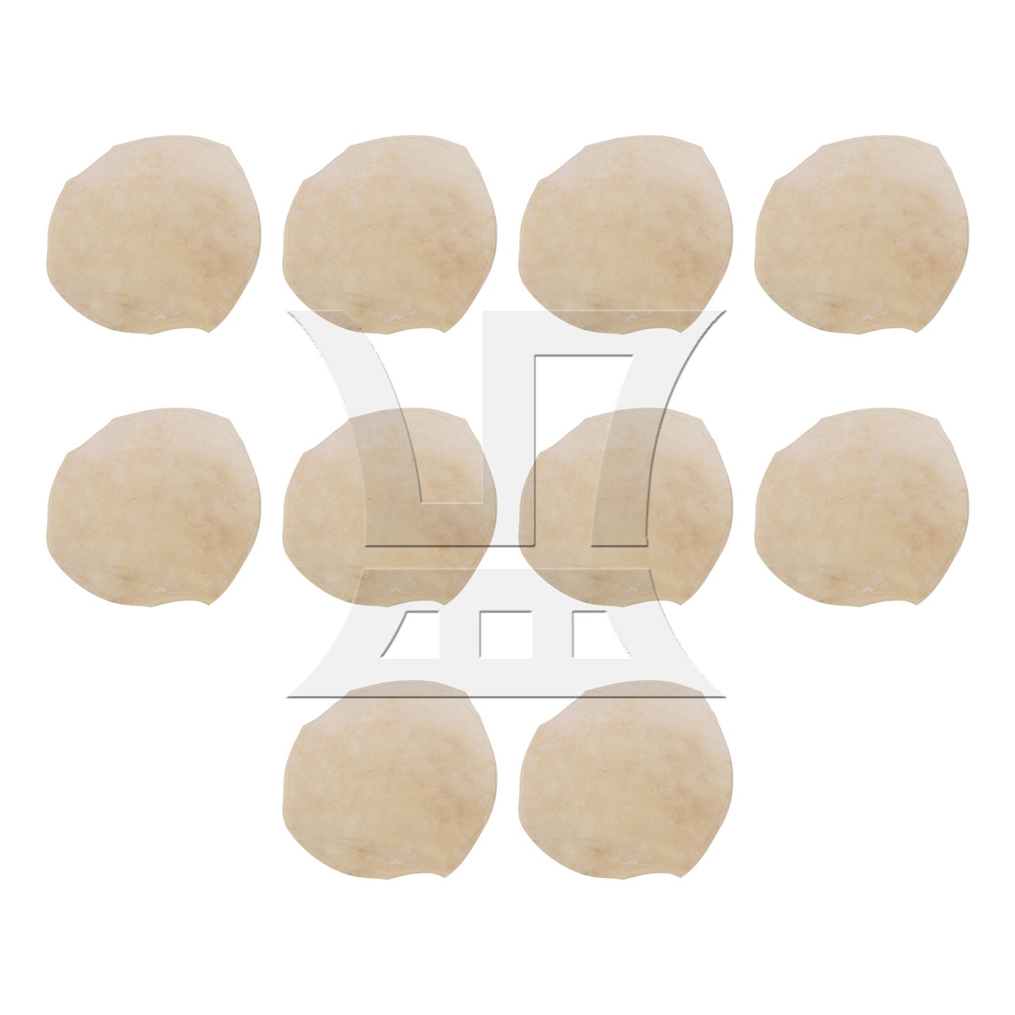 Goat Skin Drums Head for Bongo Drums / Shaman Drums / 10 inches African Drum
