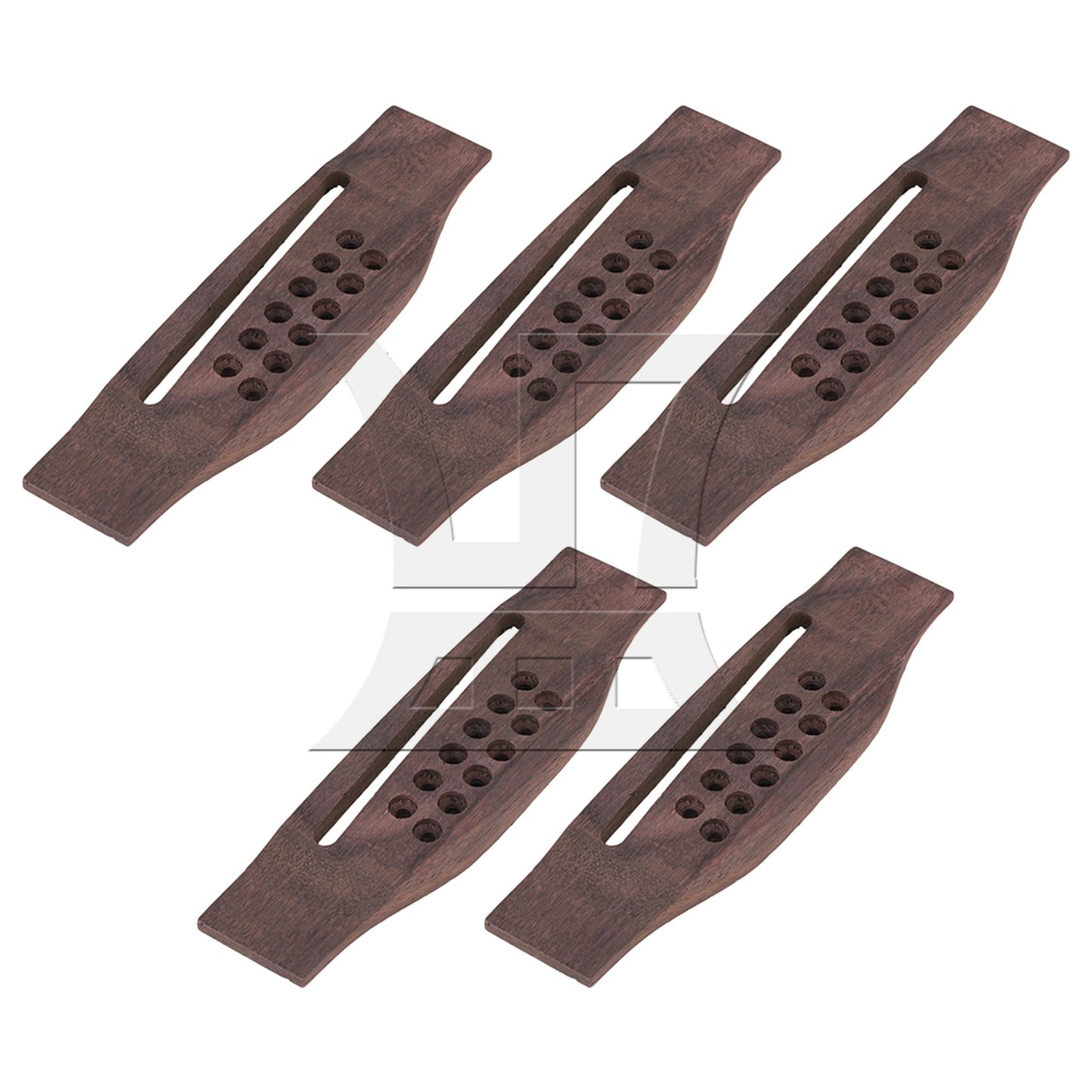 Rosewood Guitar Bridge for 12 String Folk Acoustic Guitar BQLZR 160mm x 43mm