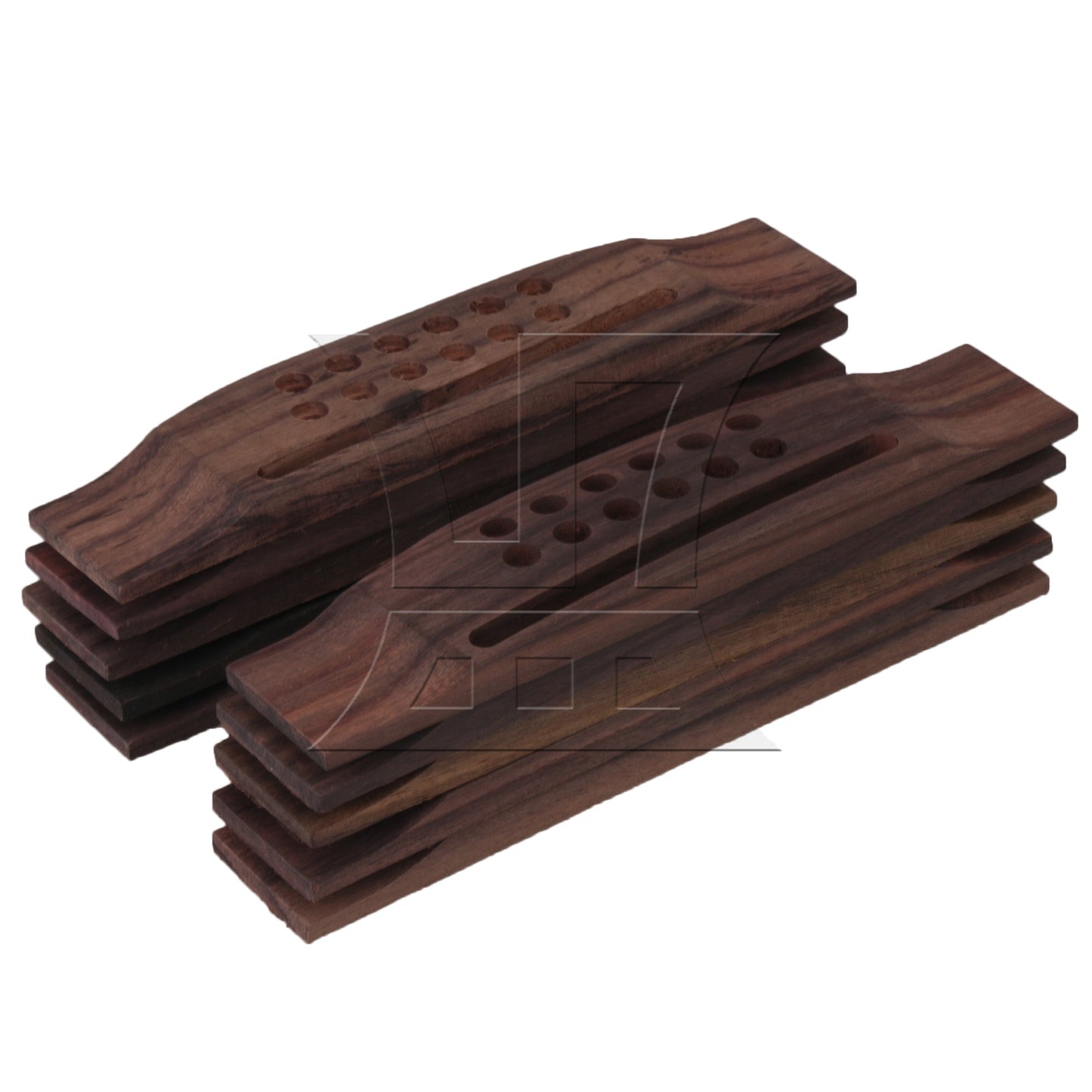 Rosewood Guitar Bridge for 12 String Folk Acoustic Guitar BQLZR 160mm x 43mm