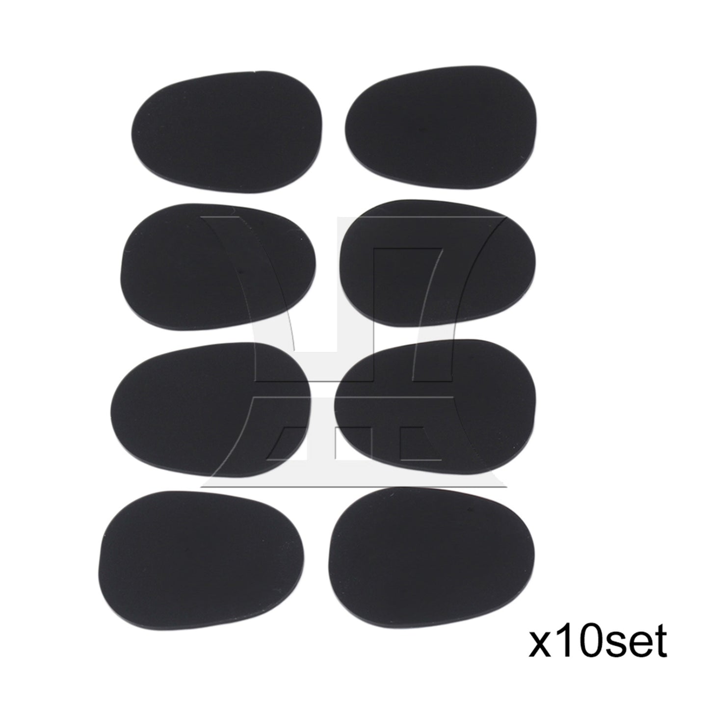 8 Alto/Tenor Saxophone Mouthpiece patches pads black