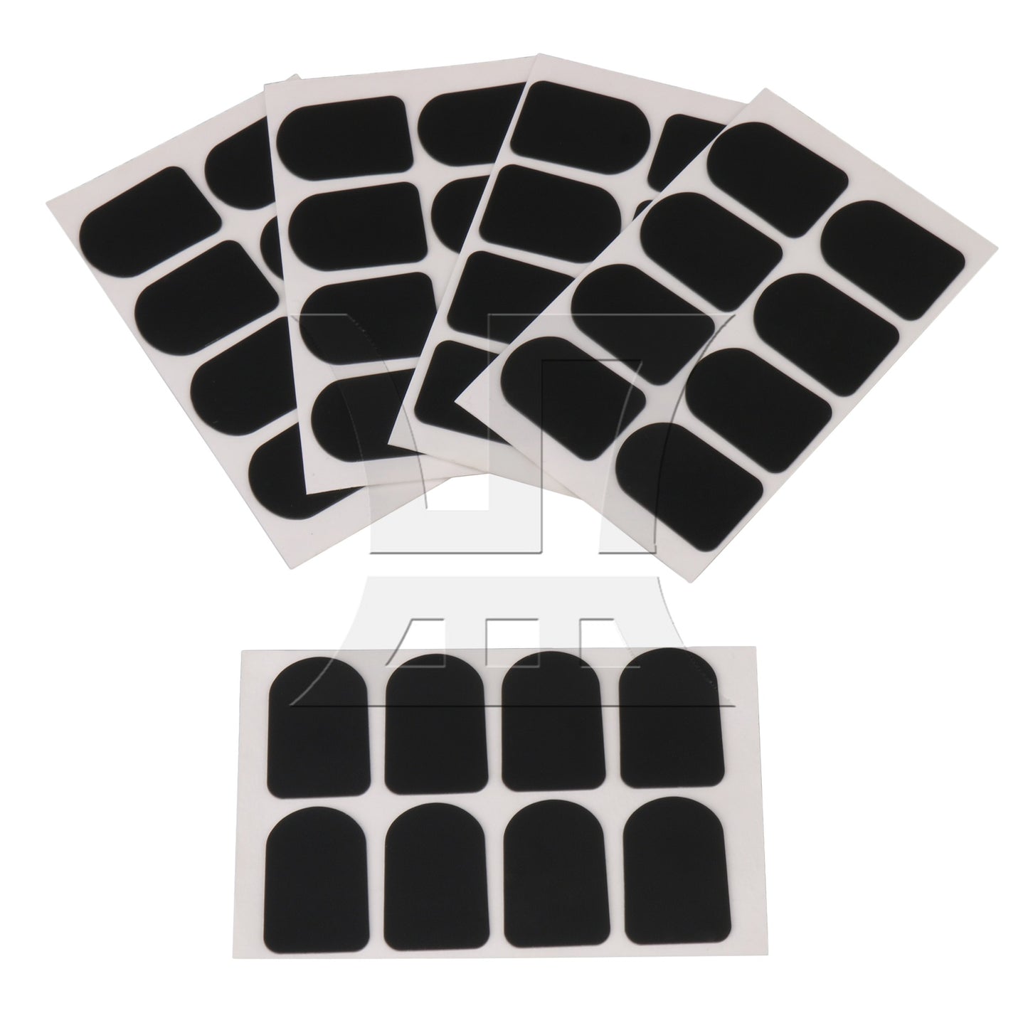 8 Alto/Tenor Saxophone Mouthpiece patches pads black