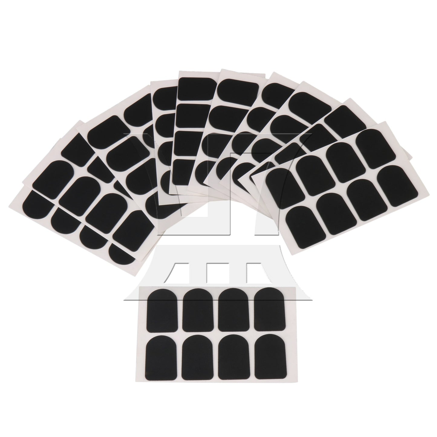 8 Alto/Tenor Saxophone Mouthpiece patches pads black