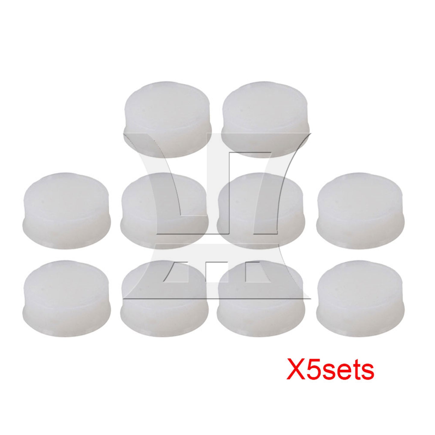 10pcs Flute Open Hole Plugs Silicone Flute Repair Parts Woodwind Parts