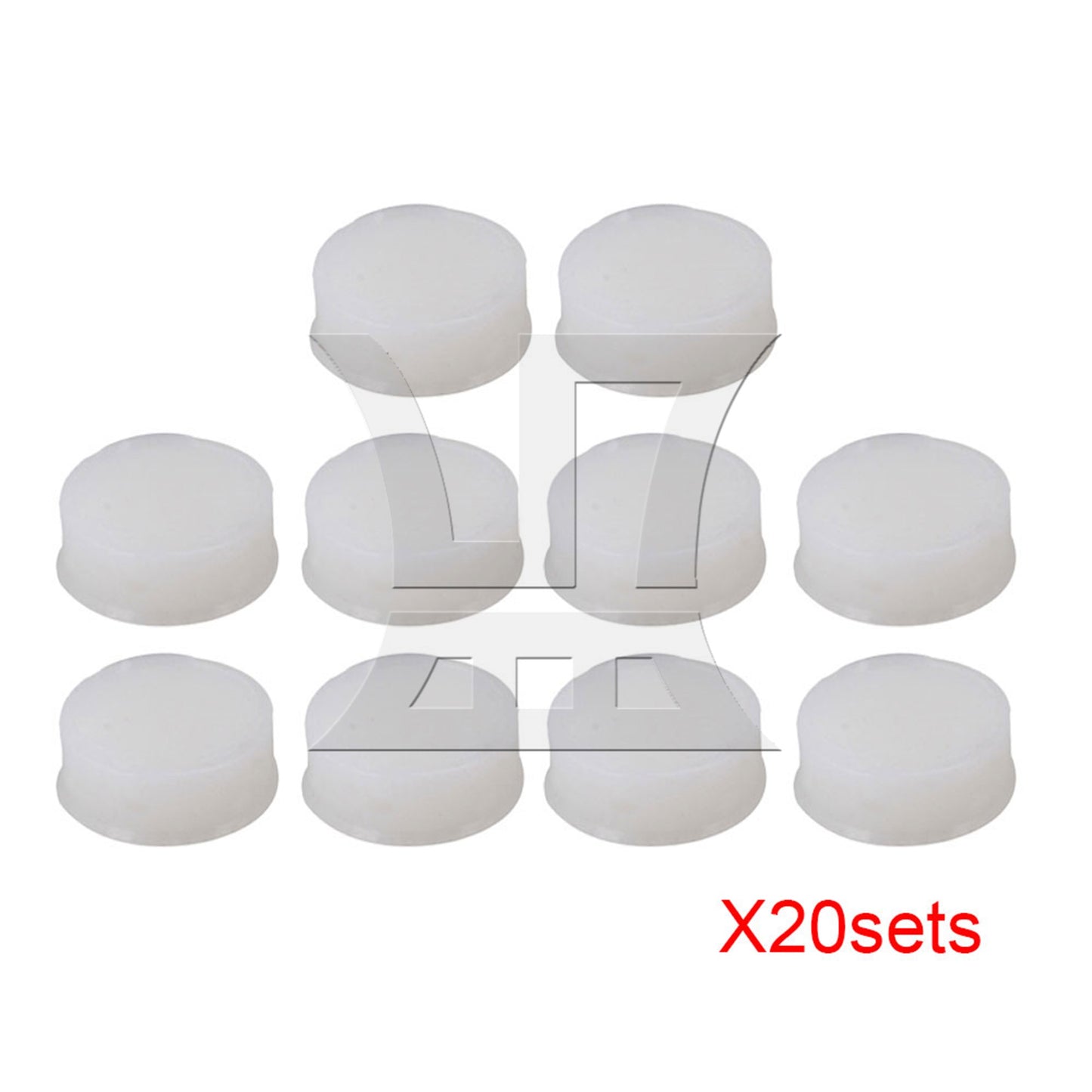 10pcs Flute Open Hole Plugs Silicone Flute Repair Parts Woodwind Parts