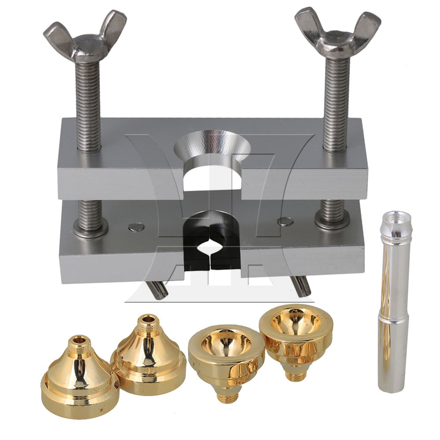 Silver Mouthpiece Puller Tool Metal Mouth Piece Remover Trombone Page Clip