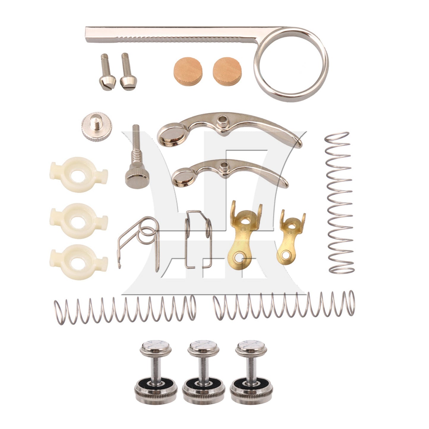 3x Trumpet Stems Button Tool for Trumpet Parts Turquoise Button