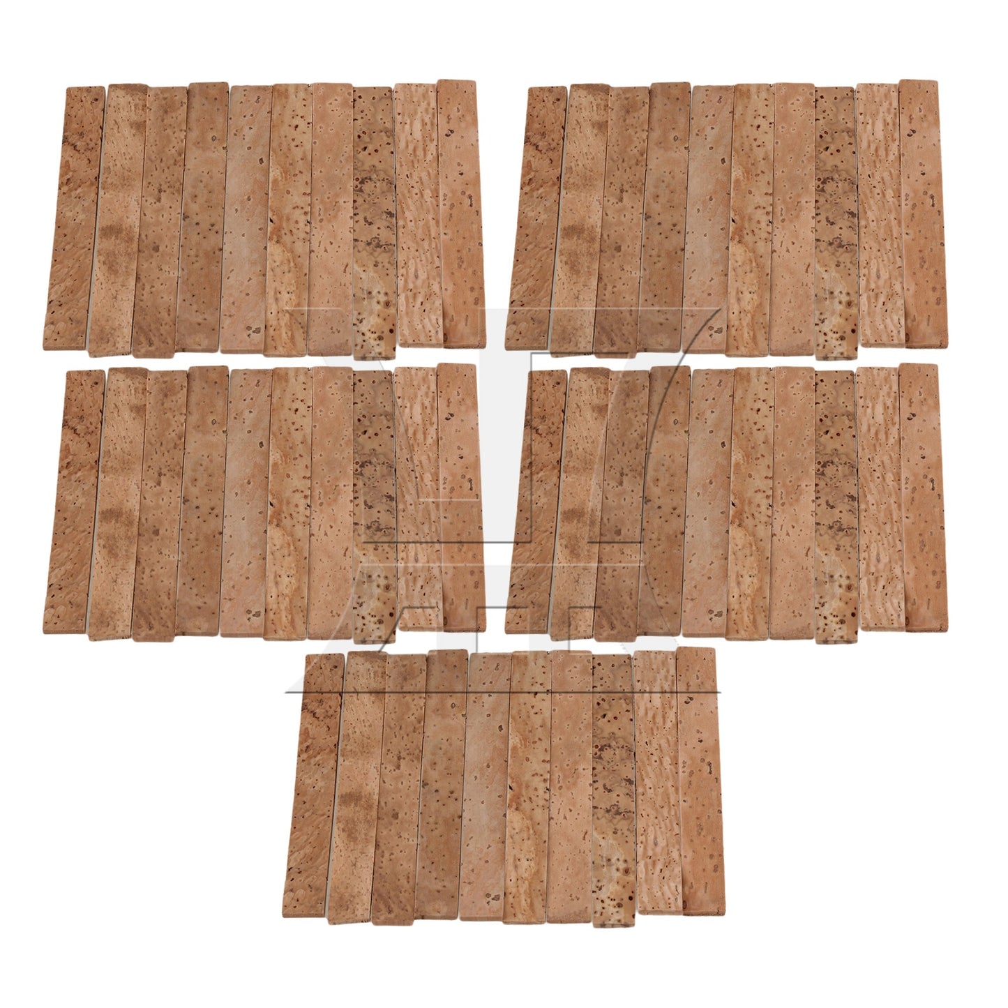10PCS Natural Clarinet Neck Cork Sheet 8.1x1.15cm