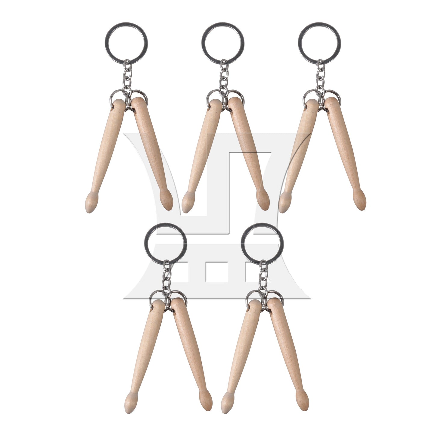 Mini Collectible Wooden Drumstick Keychain Keyring For Special Musiclily Gift