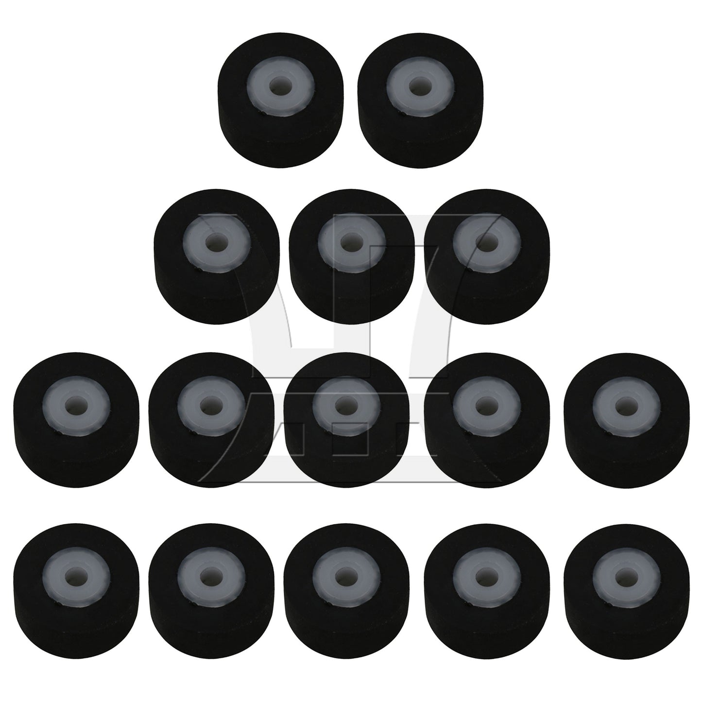 5PCS 1.15x0.5x0.2cm Car Retractor Belt Pulley Tape Recorder Pressure Pulley