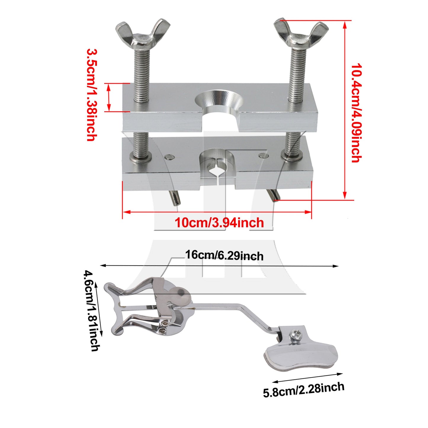 Trumpet Mouthpiece Puller Remover Metal Plating Sheet Music Clip Stand Holder