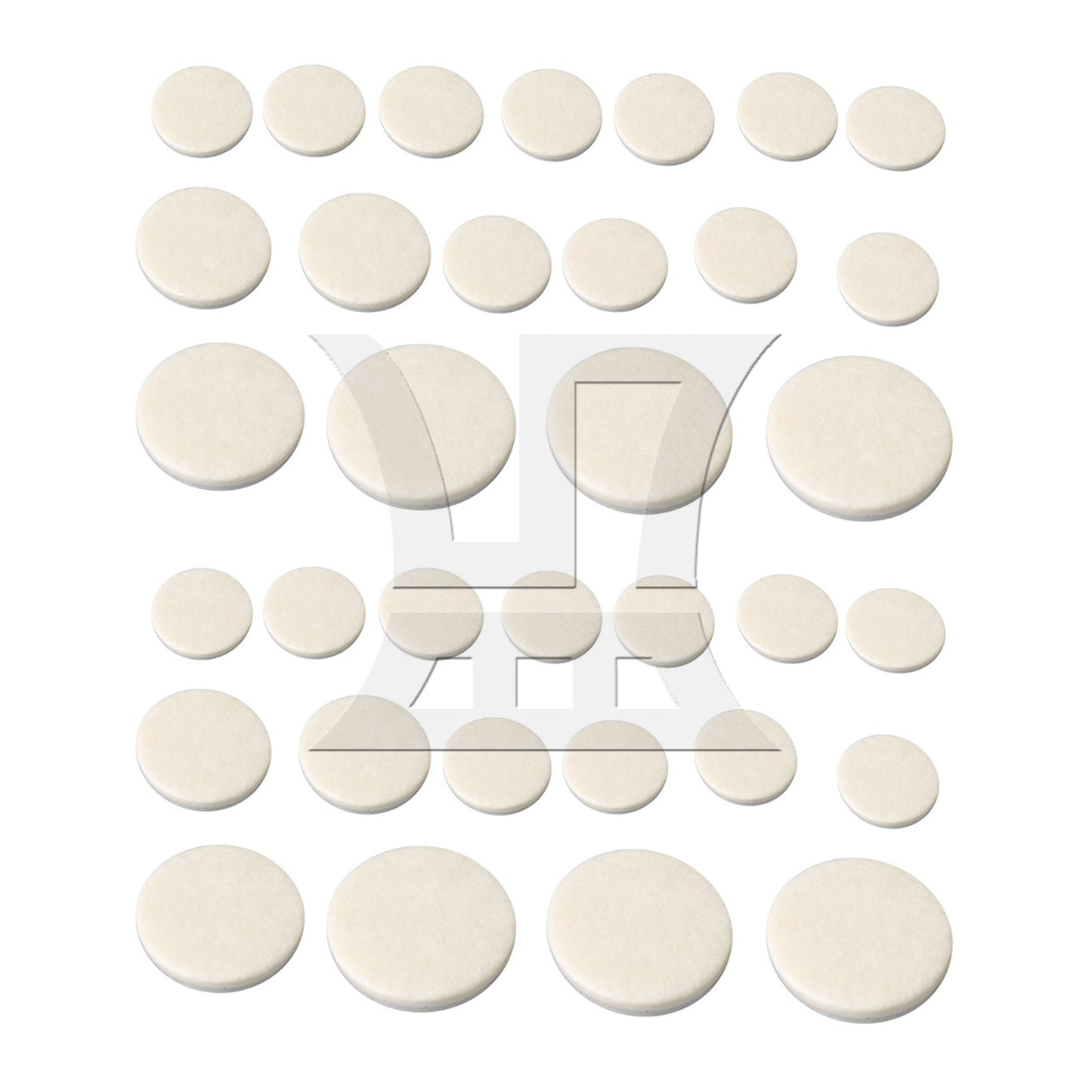 17PCS White Clarinet Sound Hole Pads Mats for Woodwind Instrument Parts