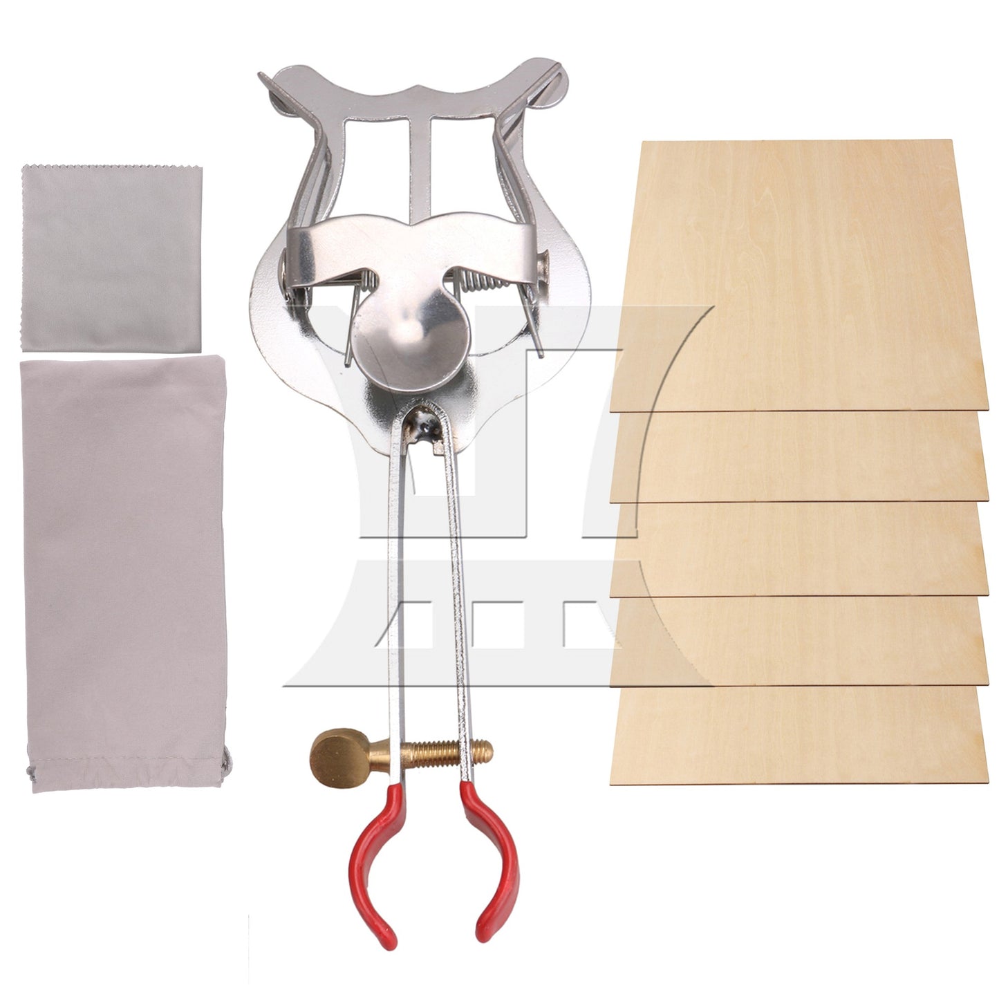 Trumpet Mouthpiece Puller Remover Metal Plating Sheet Music Clip Stand Holder