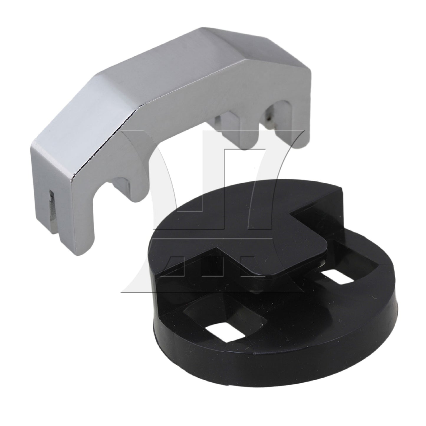 Round Style Rubber Mute For String Double Bass Blk