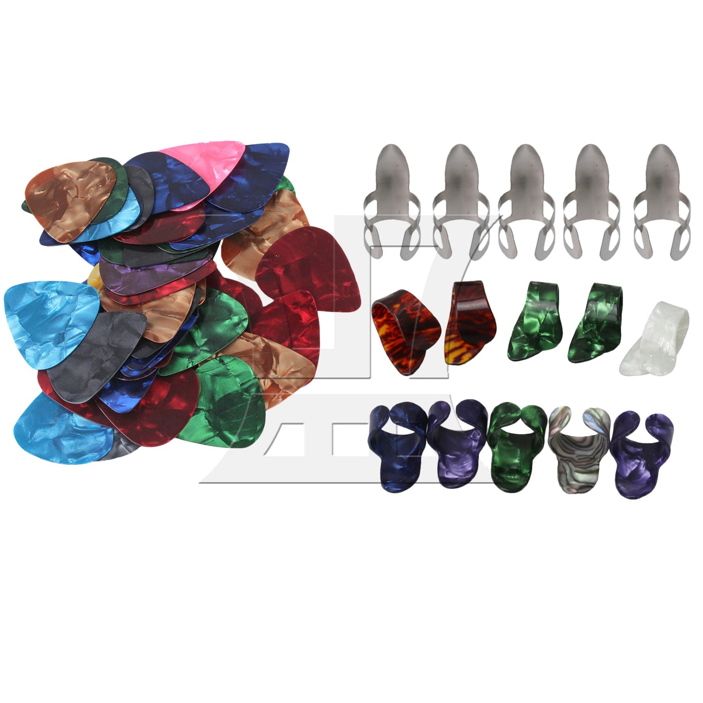 50x Guitar Picks Pick Plectrum thin light 0.46mm