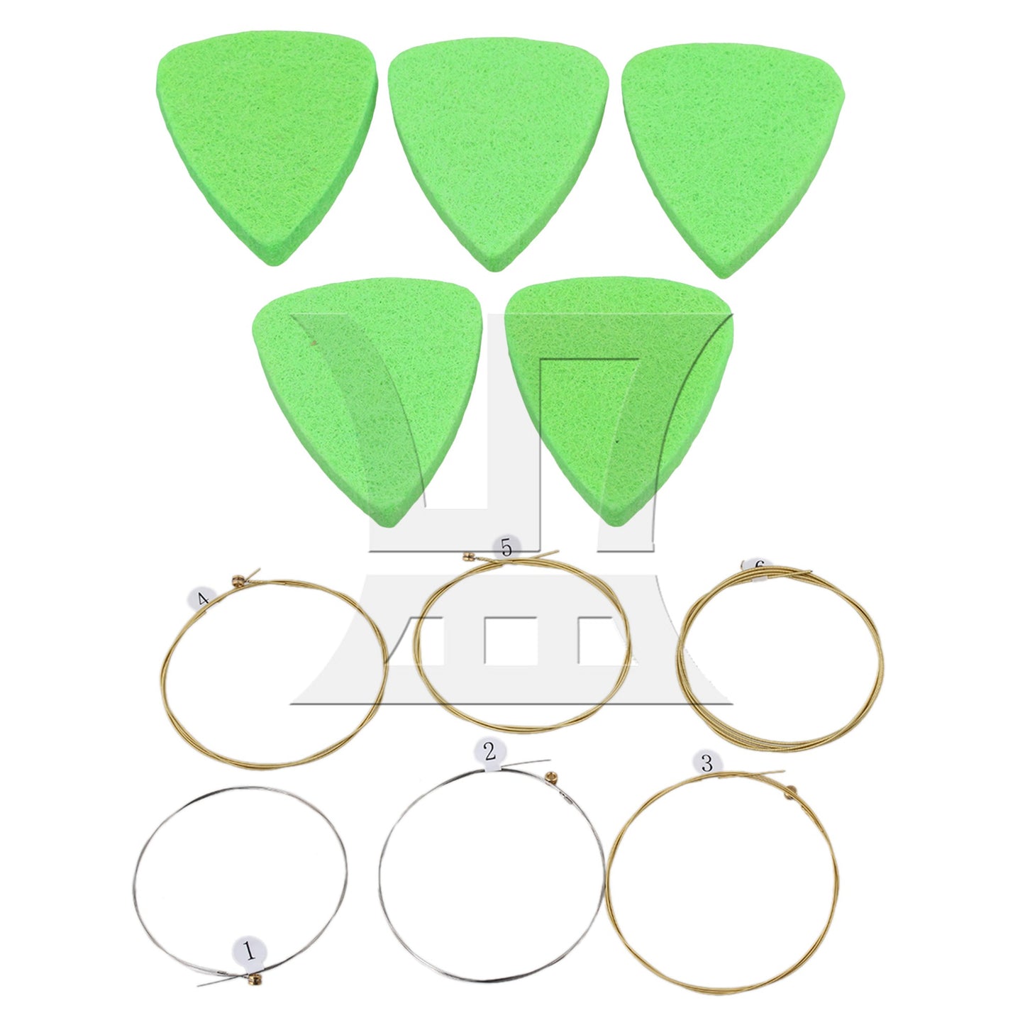 6pcs Super Slinky Guitar Strings Fret Wire For Acoustic Guitar 012-053 CA60-M