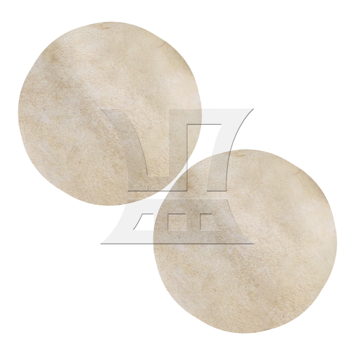 Skin Drums Head for 12 inch African Tambourine Head Replacement Yellow