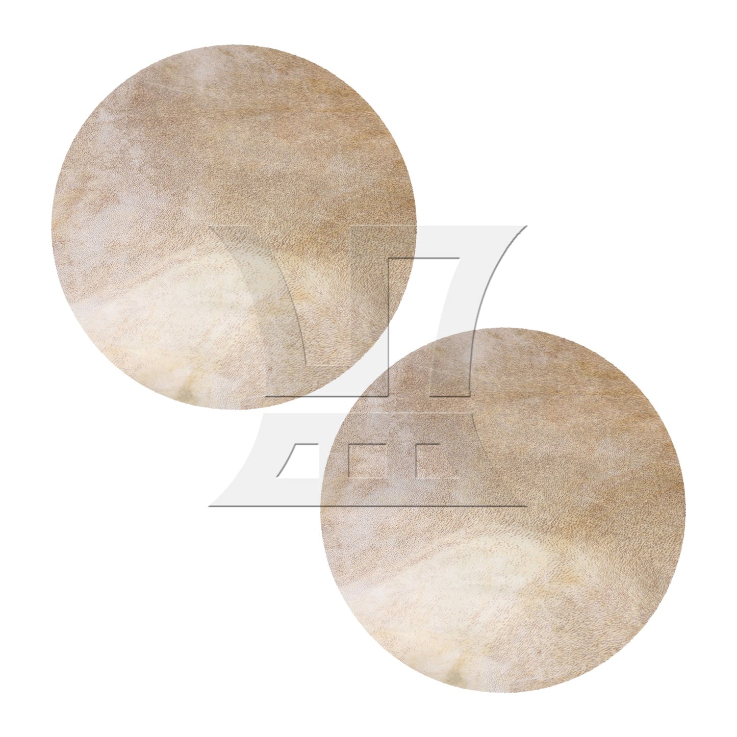 Skin Drums Head for 12 inch African Tambourine Head Replacement Yellow