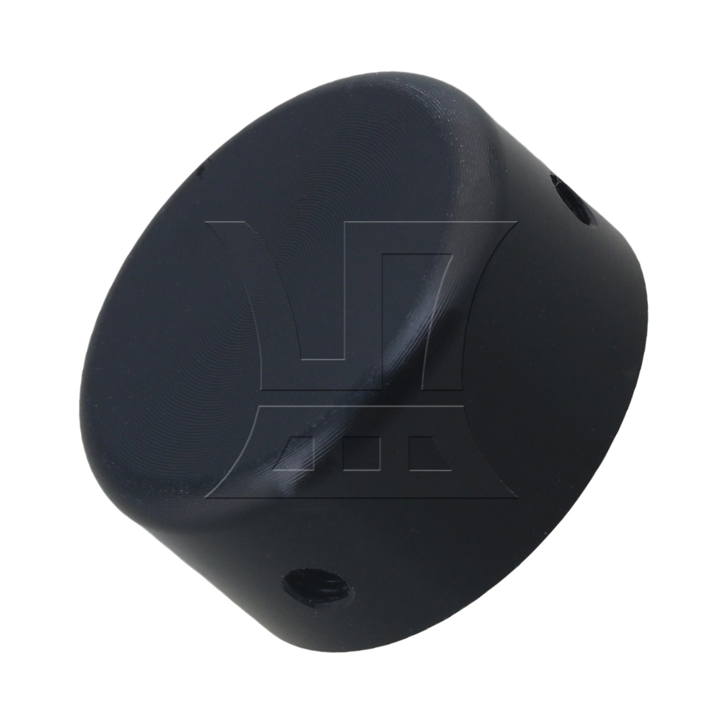 2 Pieces Guitars Effect Pedal Foot Nail Cap 3/8" Inner Diameter Black Metal