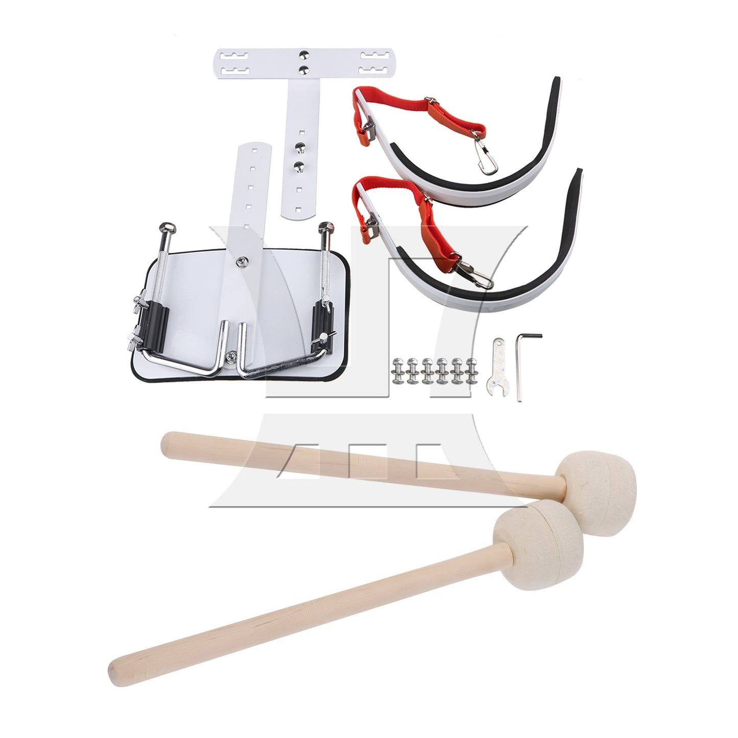 Drum Parts Marching Band Steel Bass Drum Carrier Holder Shoulder Harness