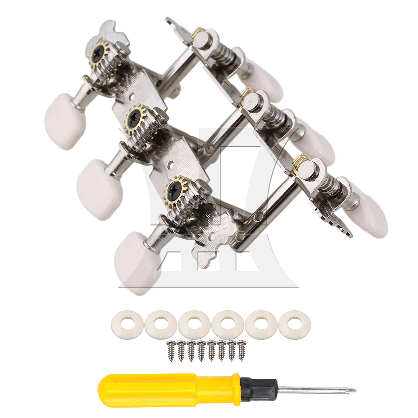 2Pieces Classical Guitar Tuning Pegs Machine Head nickel