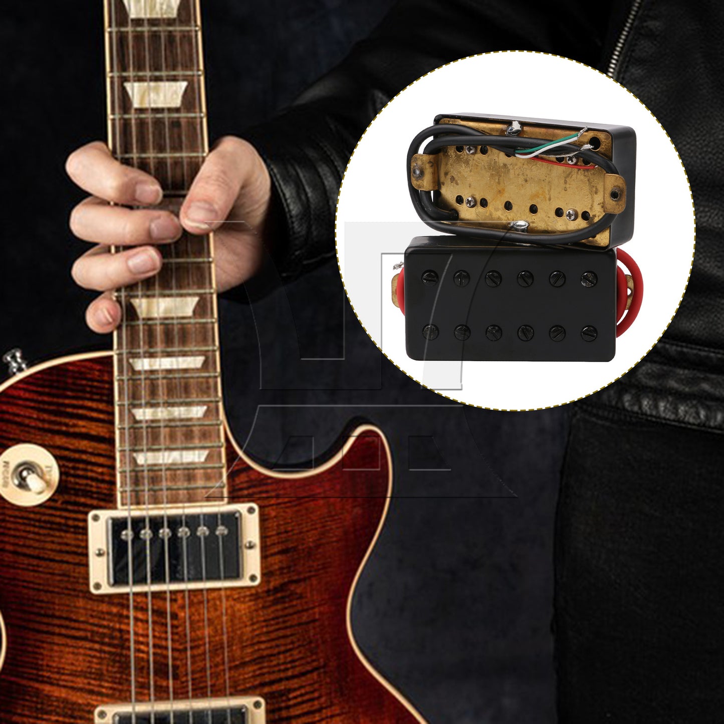 BQLZR Dual Coil Pickups for Electric Guitar Part N B 7.2 k 15 k w/ Screwdriver Set
