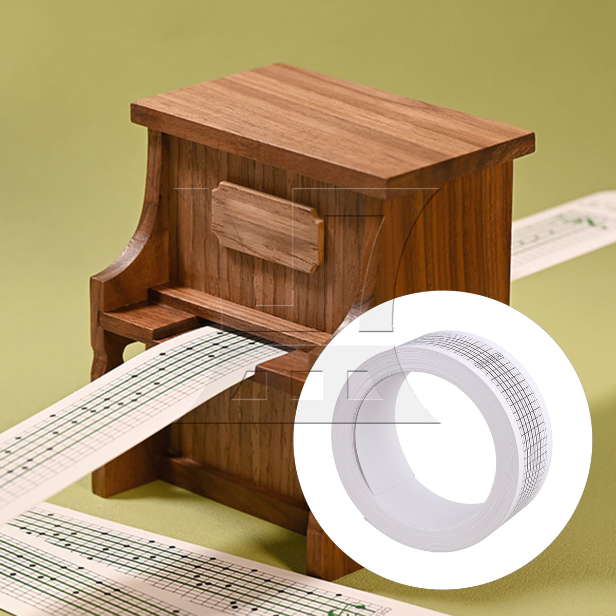 BQLZR 3pcs 10m Blank Tapes 15 Note Suitable For Arrangers for Music Creation Draft Records
