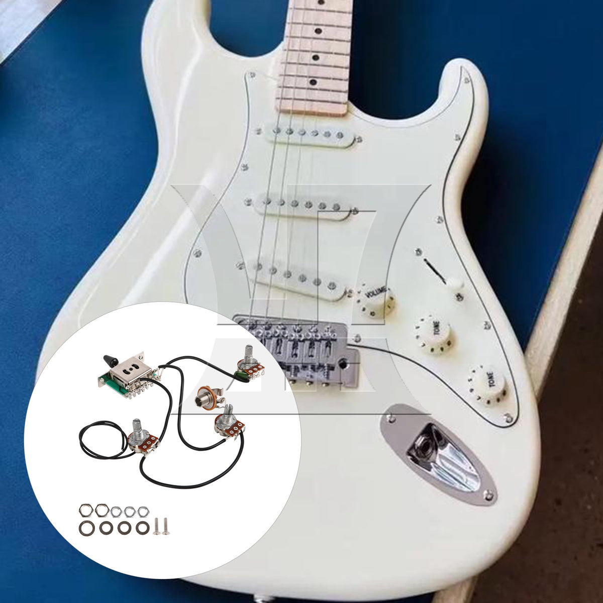 BQLZR 2 sets of electric guitar 3-section switch circuit