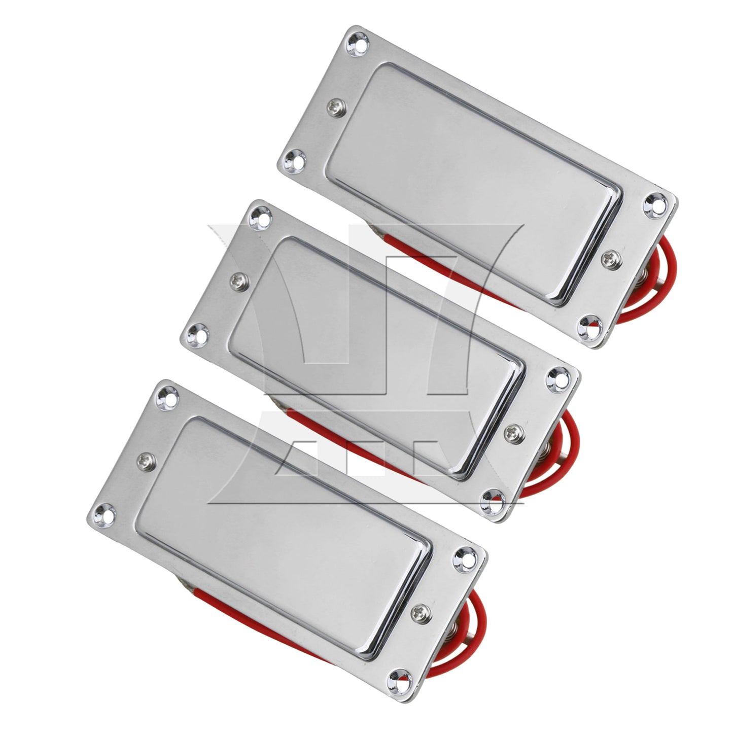 BQLZR Mini Double Coil Electric Guitar Pickup Replacement Parts 9.2x3.7cm