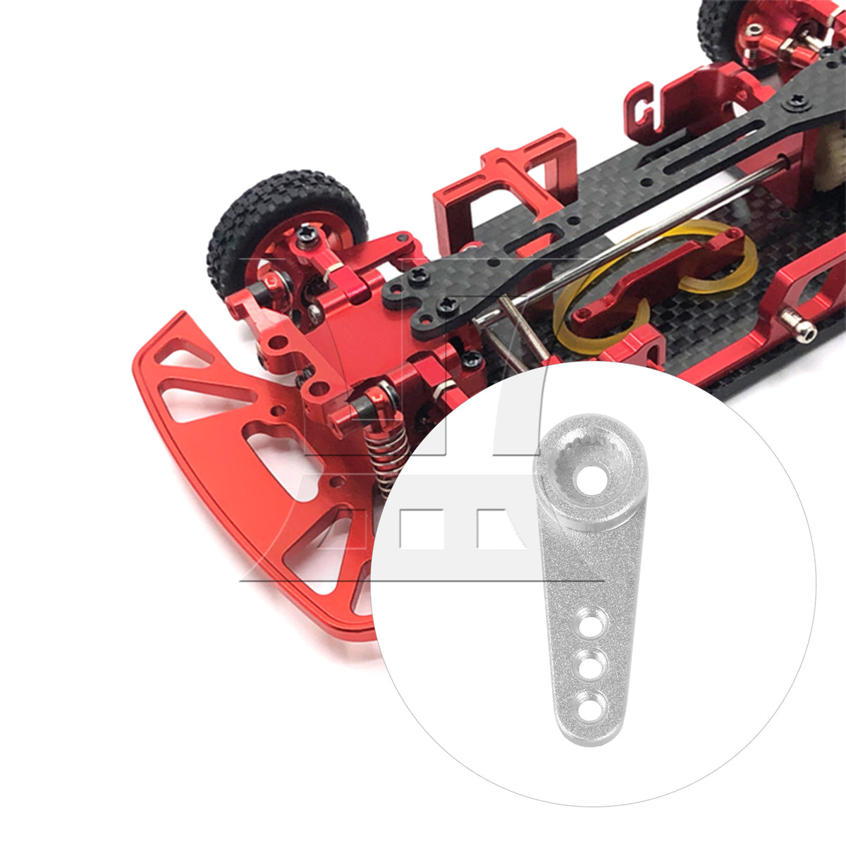 BQLZR Metal RC Servo Horn Arms TL2366 Silver High-Quality Material
