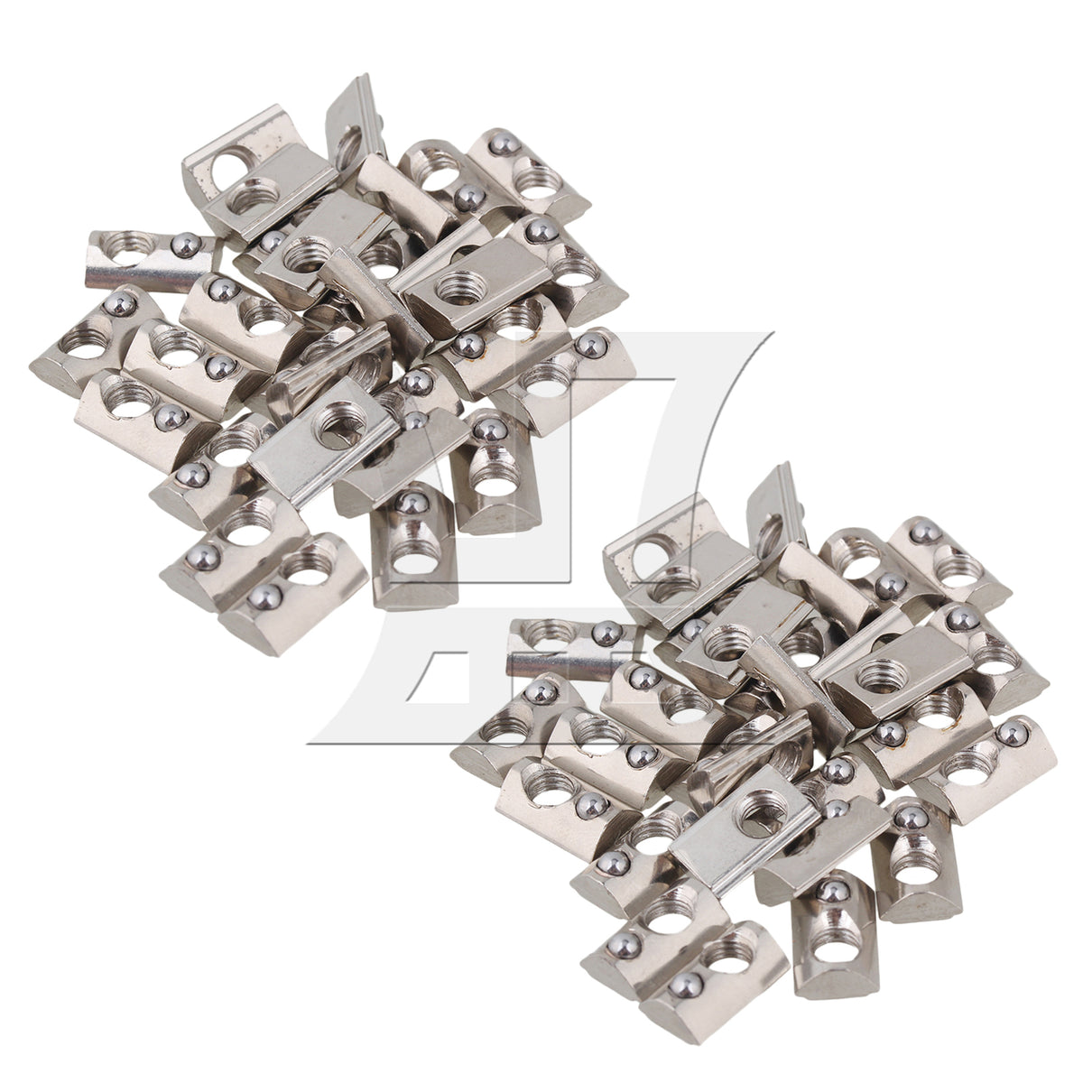 BQLZR Half Round Roll T Spring Nut M5 for 20 Series European Aluminum Slot BQLZR