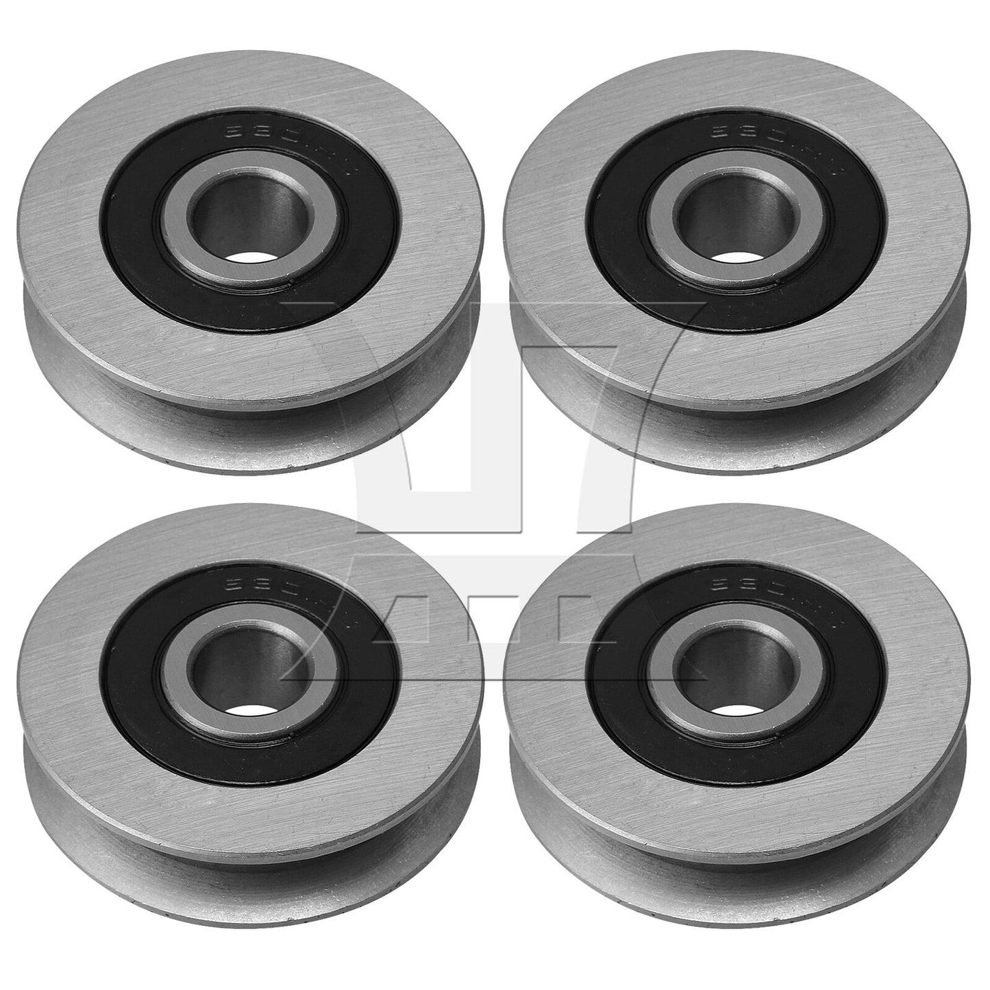 BQLZR 50x13mm U-Shape Groove Bearing Steel Cable Pulley Load-Bearing 512KG