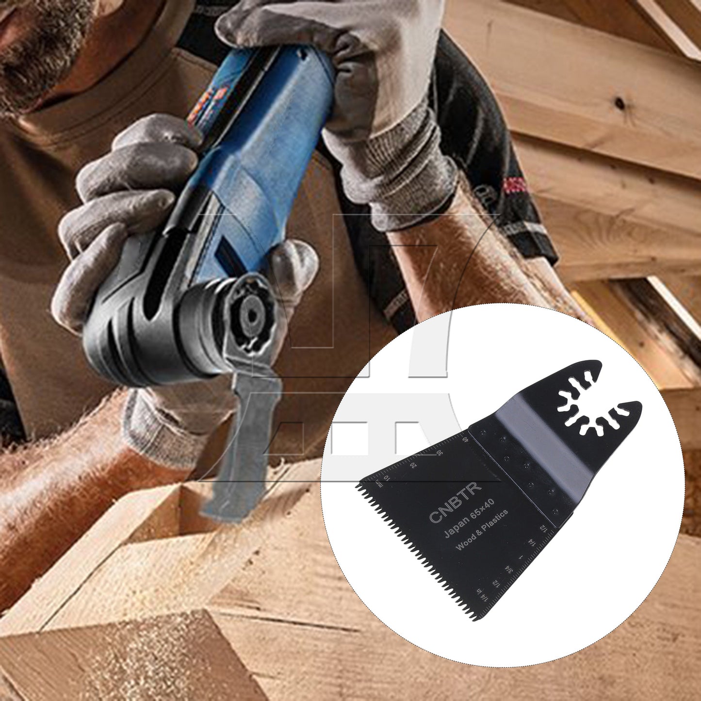 BQLZR Quick installation high carbon steel oscillating saw blade