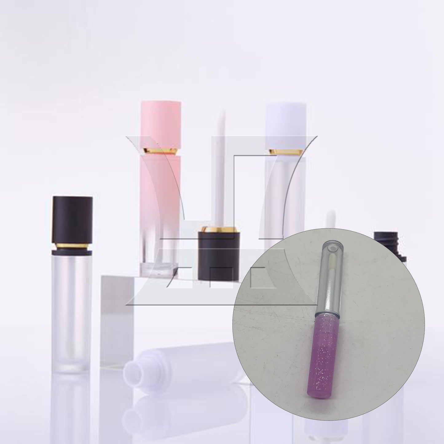 BQLZR 1.3ml Purple Lip Gloss Tube