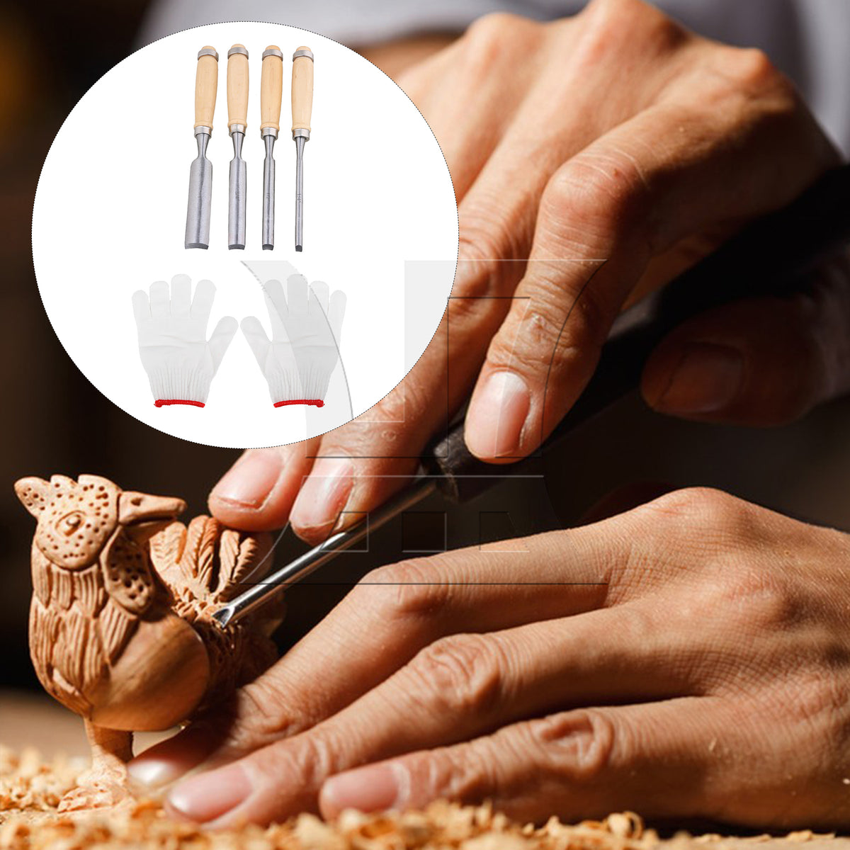BQLZR Carpentry Semicircular Chisel Suitable for Wood Carving