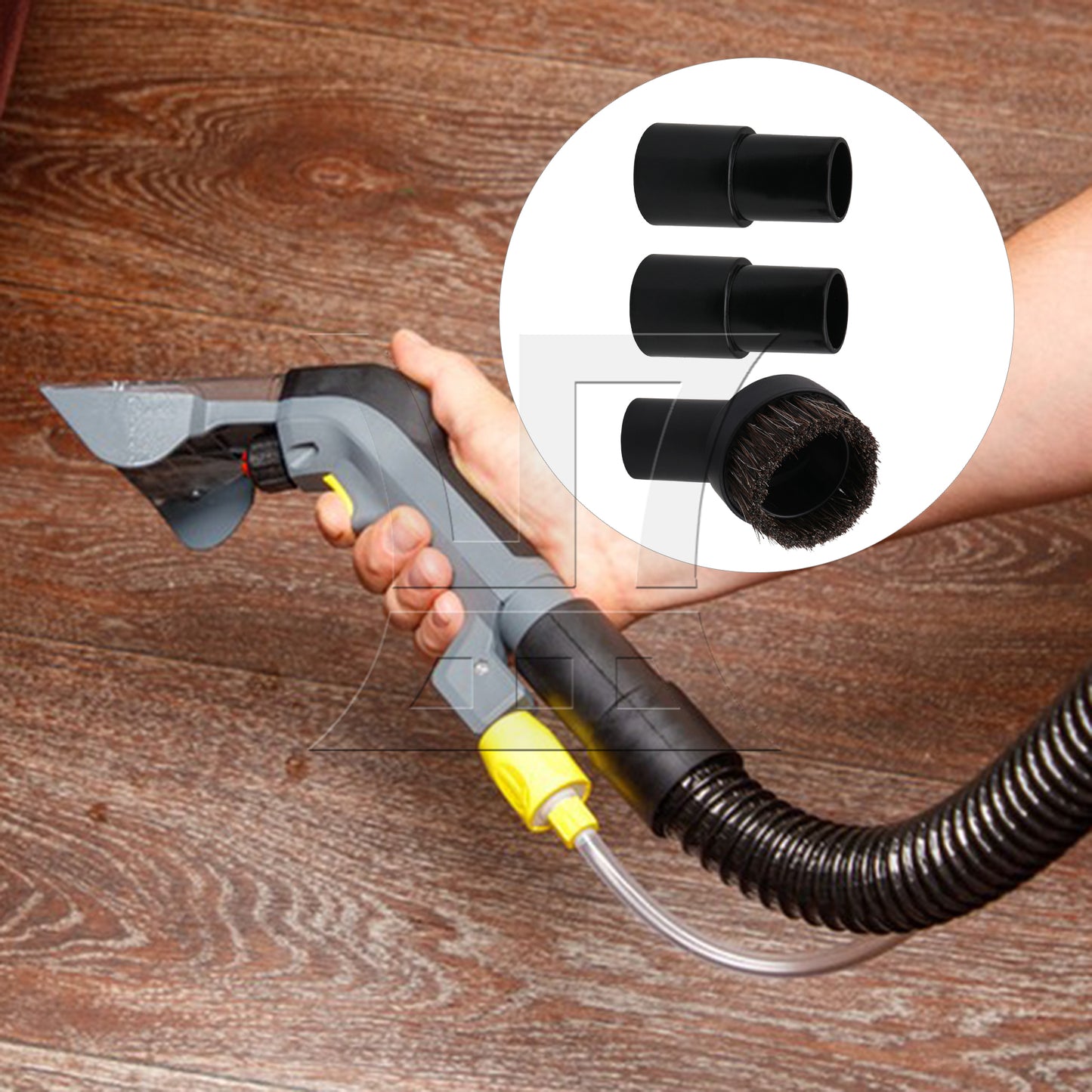 BQLZR Vacuum Hose Adapter and 32mm Horse Hair Dusting Brush Tool
