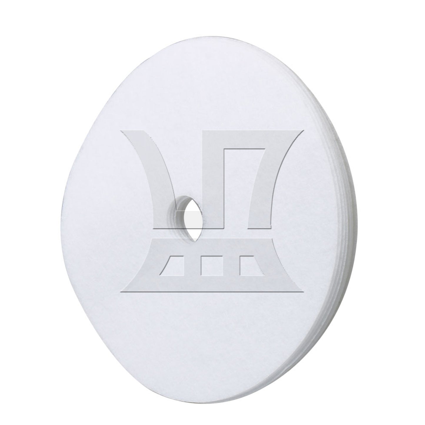 BQLZR 20 Pieces Sponge Exhaust Filter Accessories for Deyer 23.8cm Diameter White