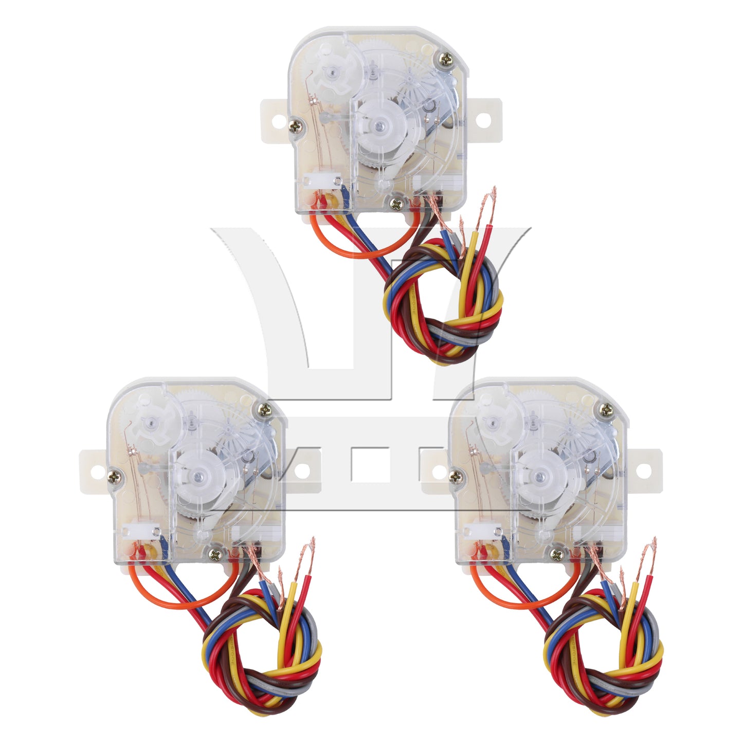 BQLZR 5 Wires Square Clothes Washer Control Timer Part Distance Holes 7.2cm