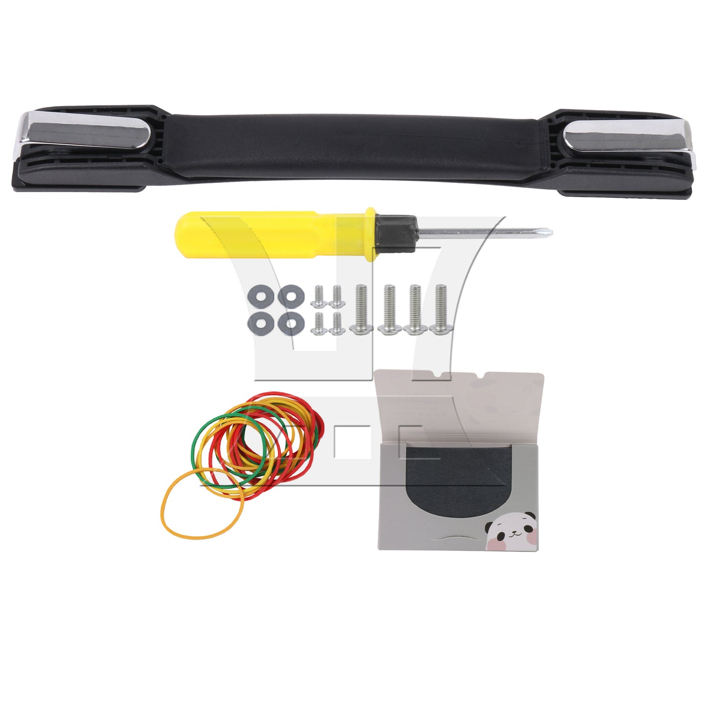 BQLZR Luggage Carry Plastic Handle with Screw B019 12.5cm Black Strap Handle