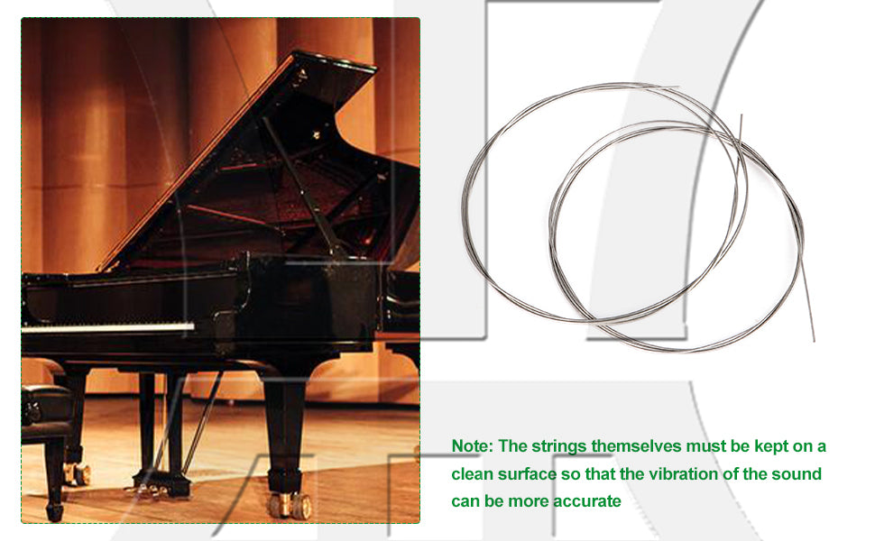 BQLZR Silver Piano Strings Music Wire 1 Meter Musical Instrument Accessories