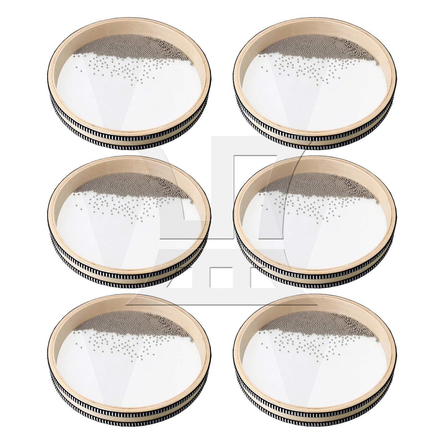 10" Wave Bead Ocean Drum Natural Color Musical Instrument Percussion