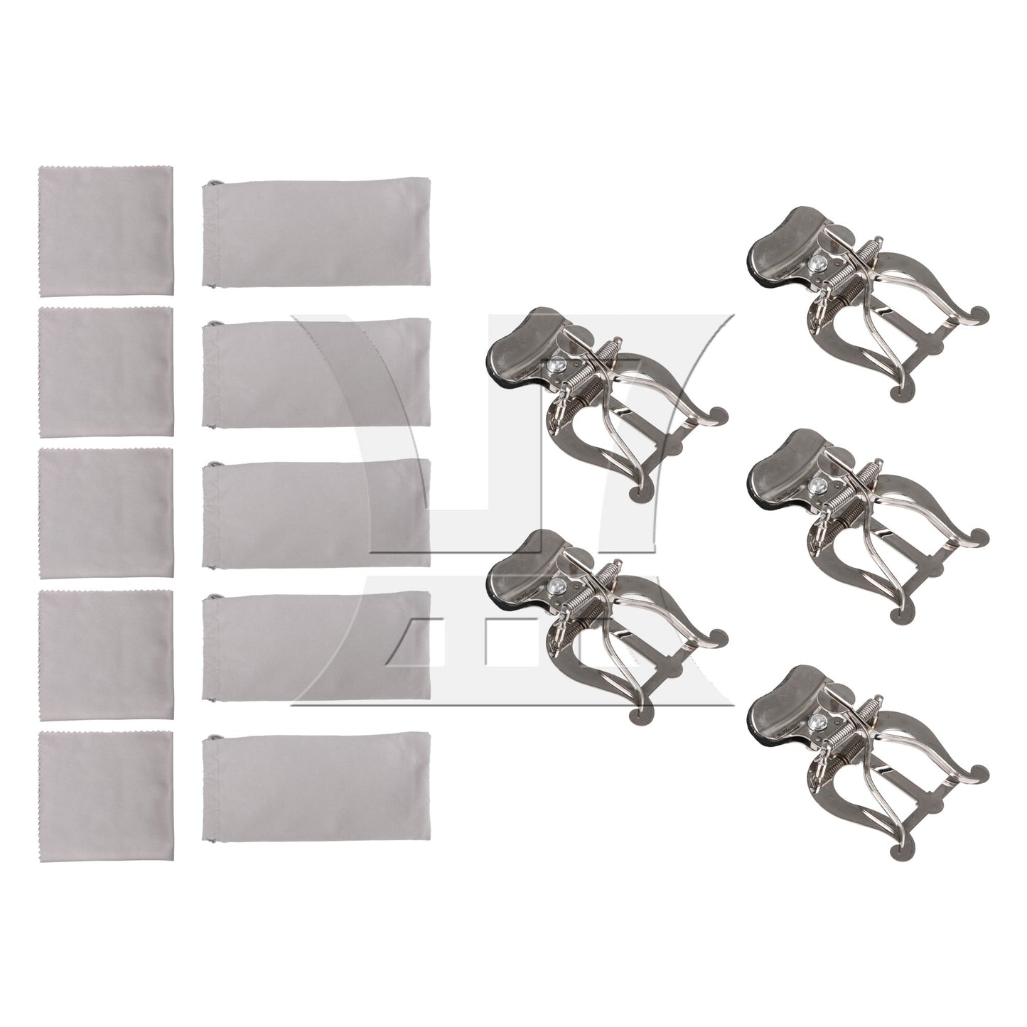Plating Baritone Trombone Euphonium Stand with File Folder for Music Book Clip