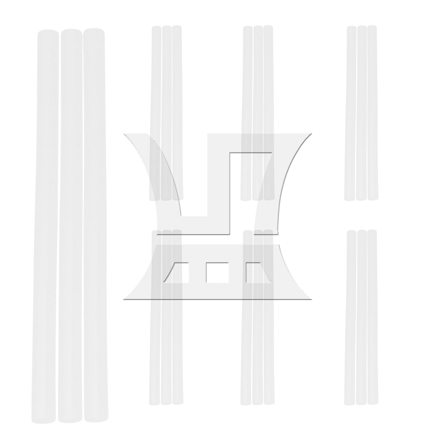 1 Set of 3 Beige Glue Sticks for woodwind Repair