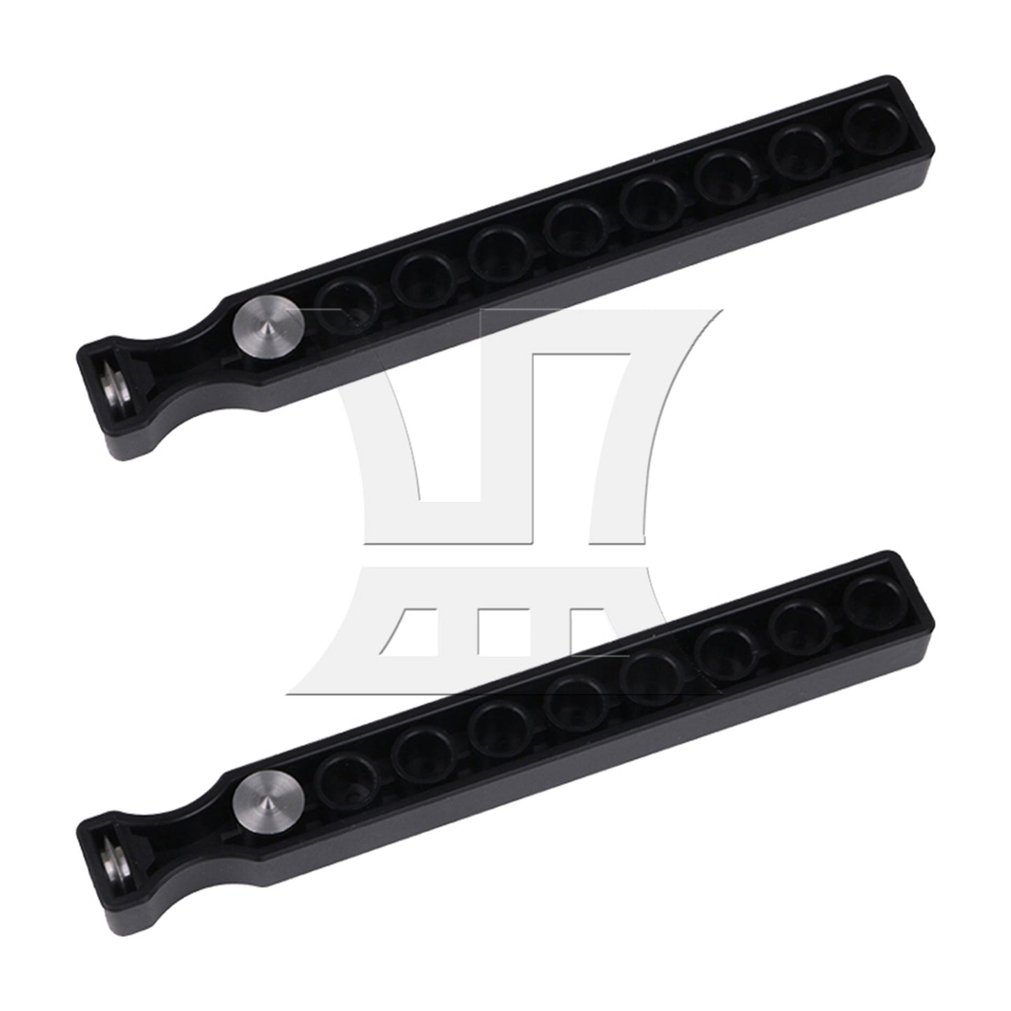 Bass Drum Head Port Punch Tool 2-10inch Hole for Percussion 139x17x12mm Black