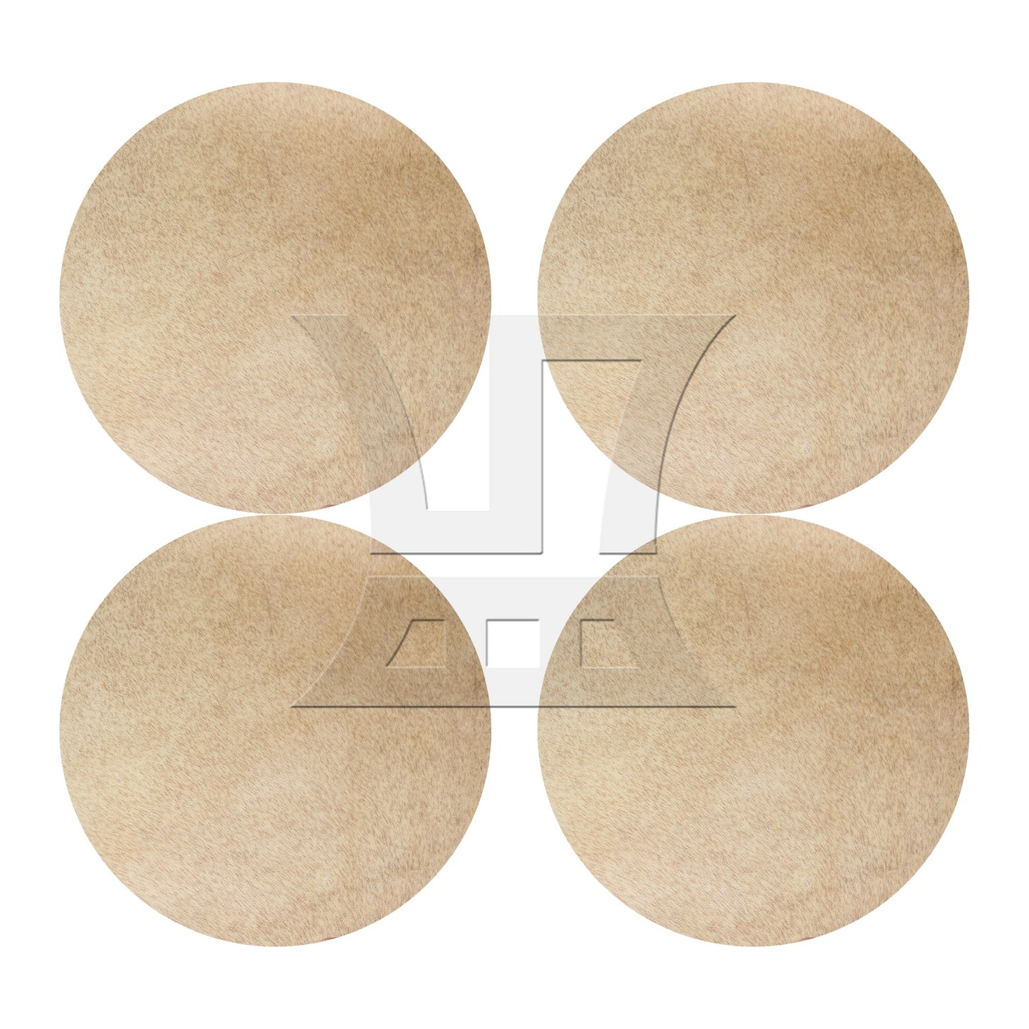 Skin Drums Head for 12 inch African Tambourine Head Replacement Yellow
