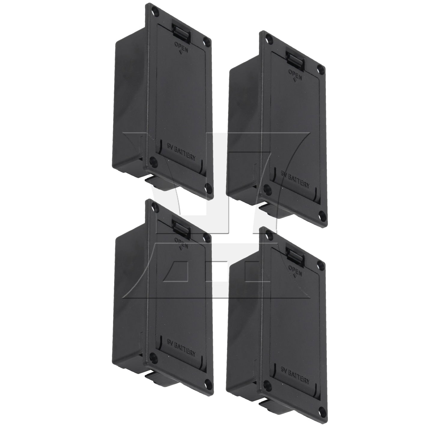 2Pcs 9V Case Box Compartment Cover For Guitar Bass
