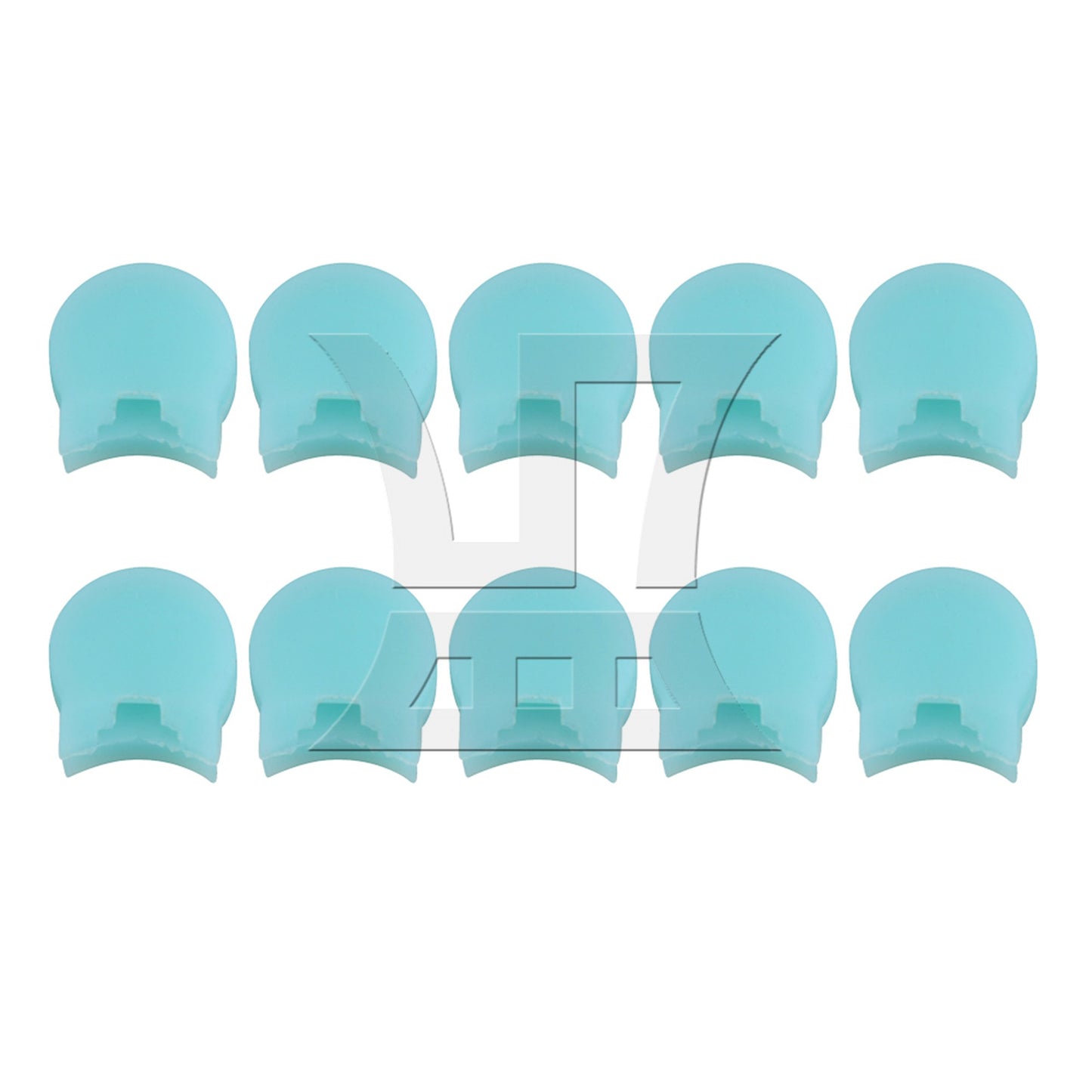 10MM Thickness Blue Oboe Clarinet Thumb Rest Cushion Woodwind Instrument 5PCS