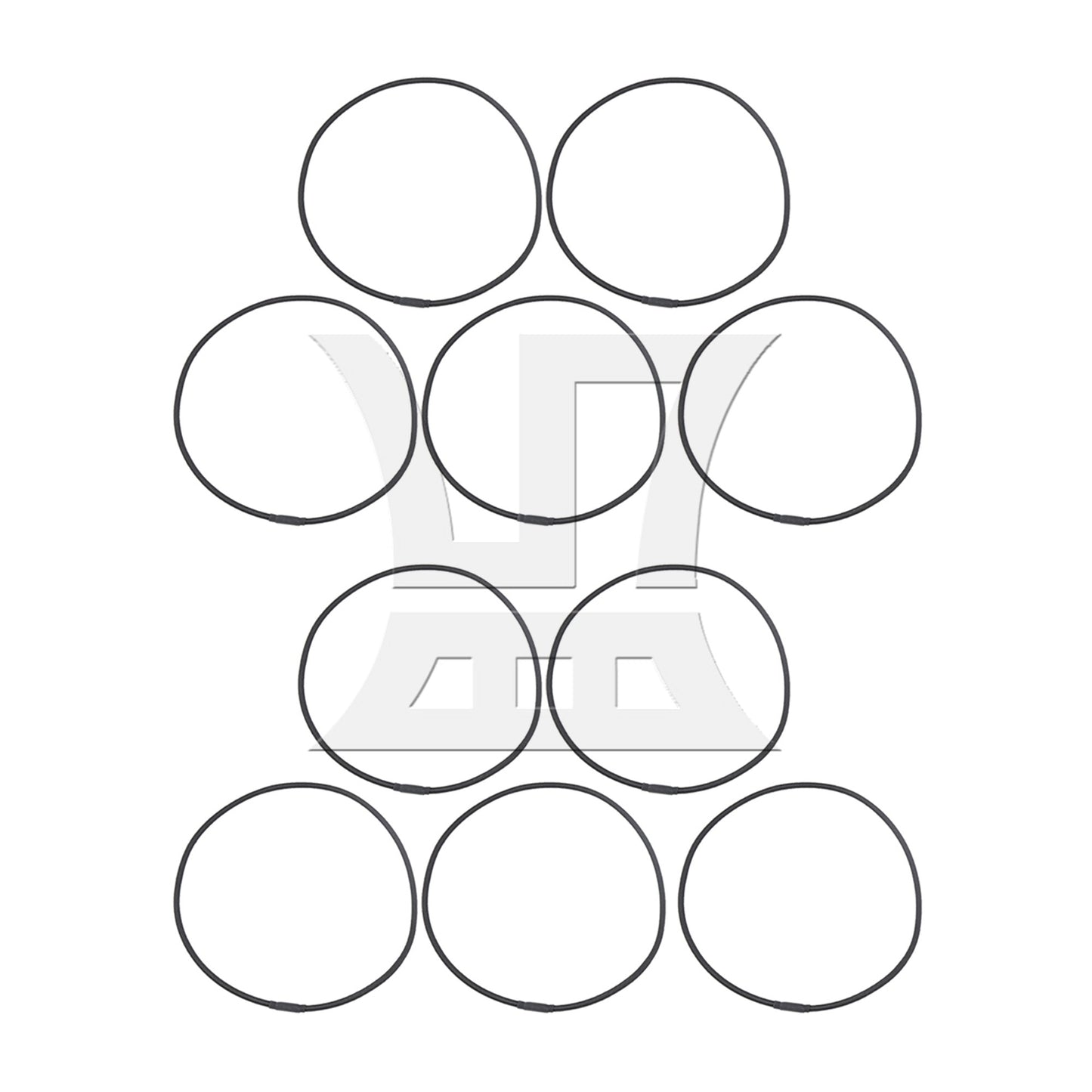 5pcs Black Ring Elastic Bands Replacement for Shock Mount Holder Clip