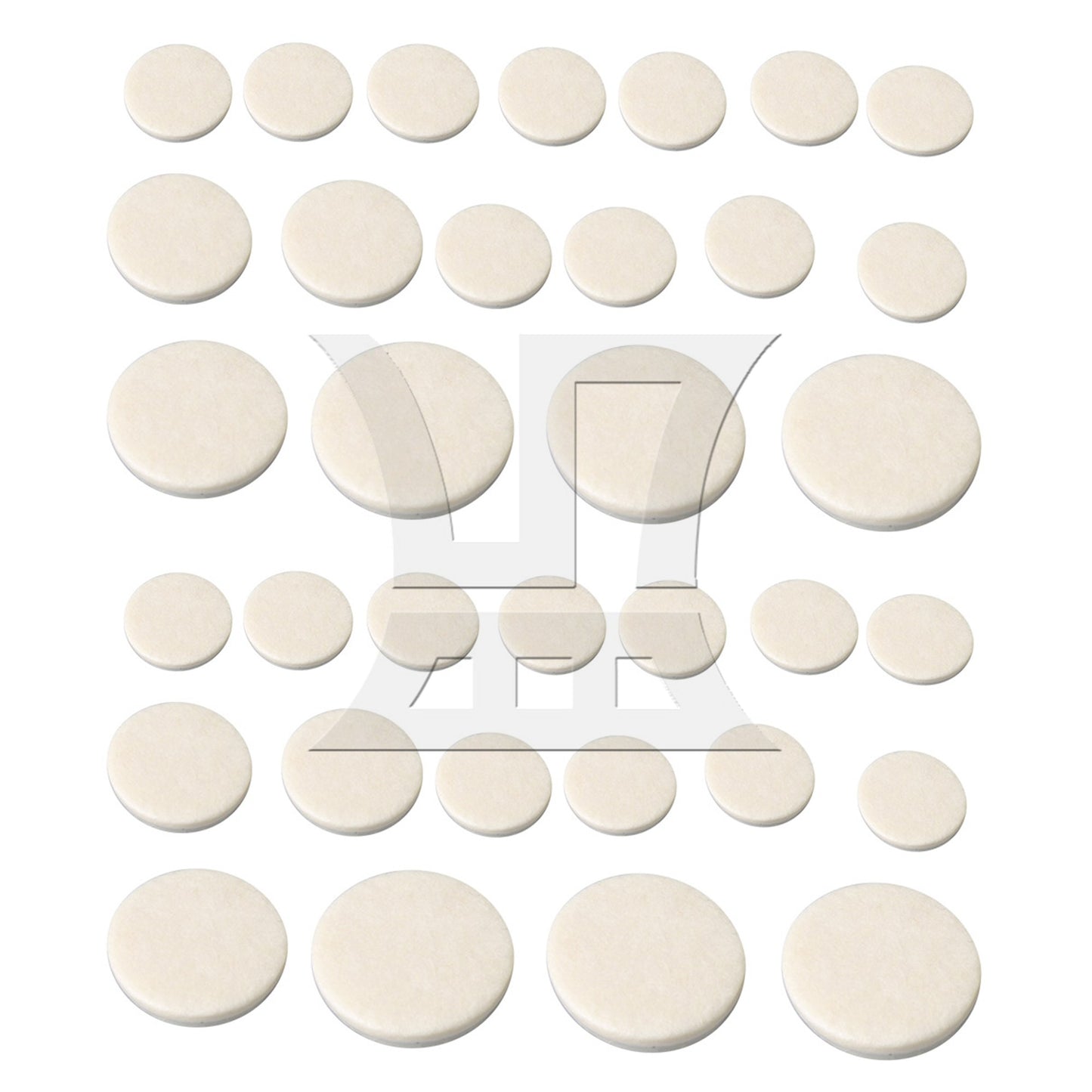 17PCS White Clarinet Sound Hole Pads Mats for Woodwind Instrument Parts