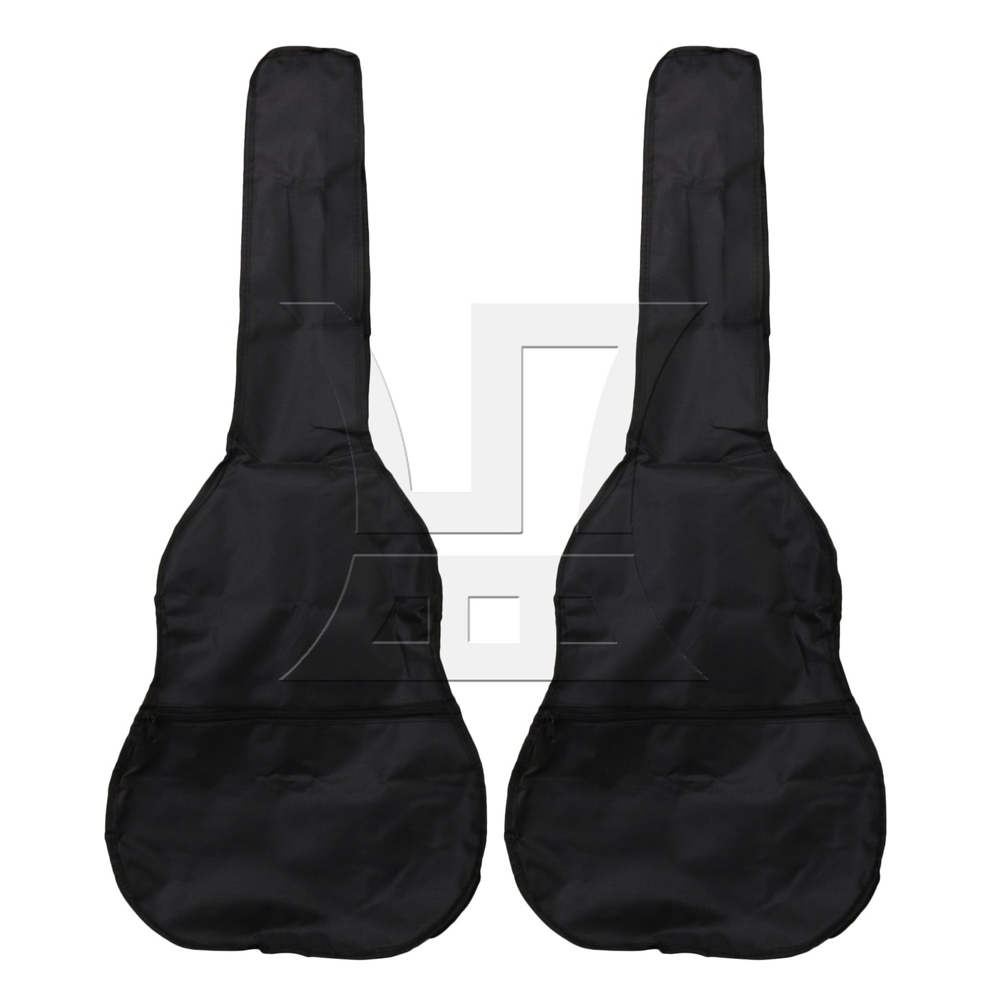 Black 36 Inch Nylon Gig Guitar Bag Backpack