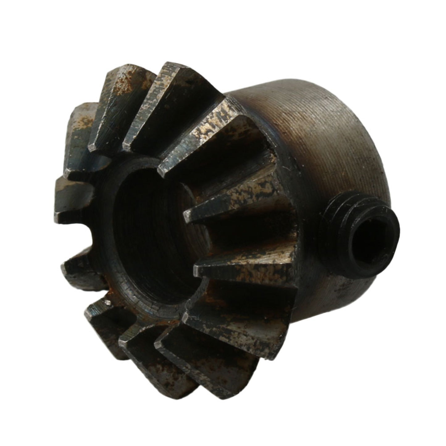 BQLZR 45# Steel 1.5 Modules 12 Teeth 8mm Hole Diameter 20mm OD Tapered Bevel Gear Wheel for Mechanical Accessory Pack of 2